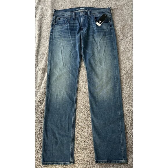 Quiksilver Men’s Jeans Revolver Straight Fit Blue Size 34 x 32  New - Picture 4 of 14